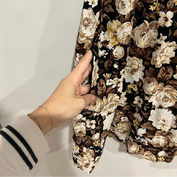 NWT Abercrombie & Fitch High Neck Linen Blend Mini Dress - Picture 6 of 10